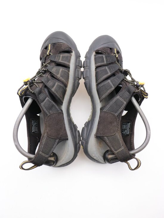 Keen Newport H2 Men\'s Size 11.5 Waterproof Hiking Sport Sandals Black Yellow